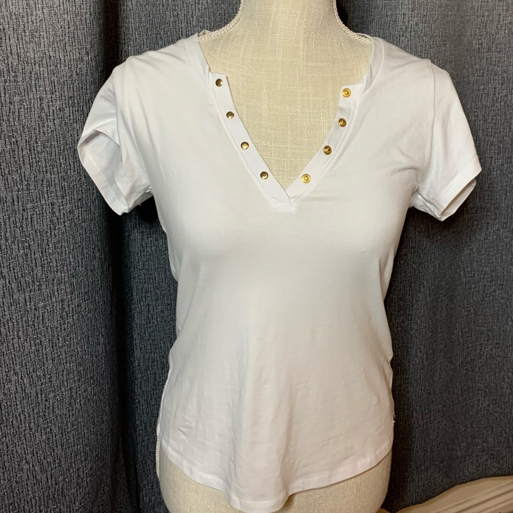 White Guess top- size- M